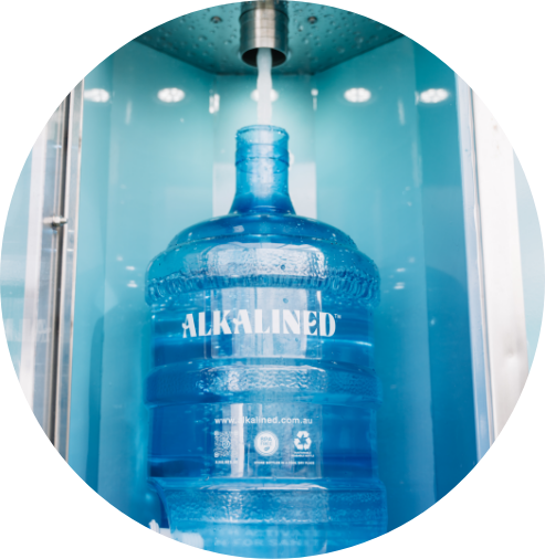 Buy Premium Alkaline Water Australia - Alkalined Refill station bottle
